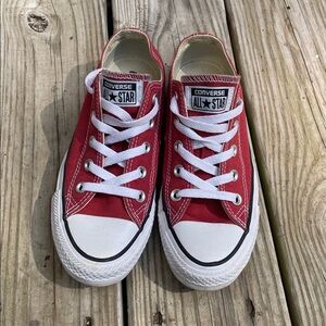 Converse All-Star Ox Red Unisex Sneakers Size W6/ M4